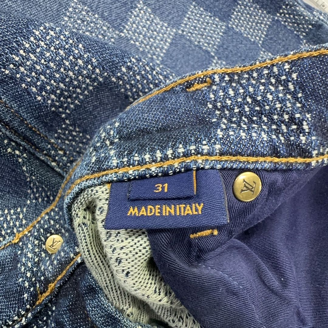 Louis Vuitton Louis Vuitton Damier Skateboard Denim Jeans 31 Size US 31 - 3 Thumbnail