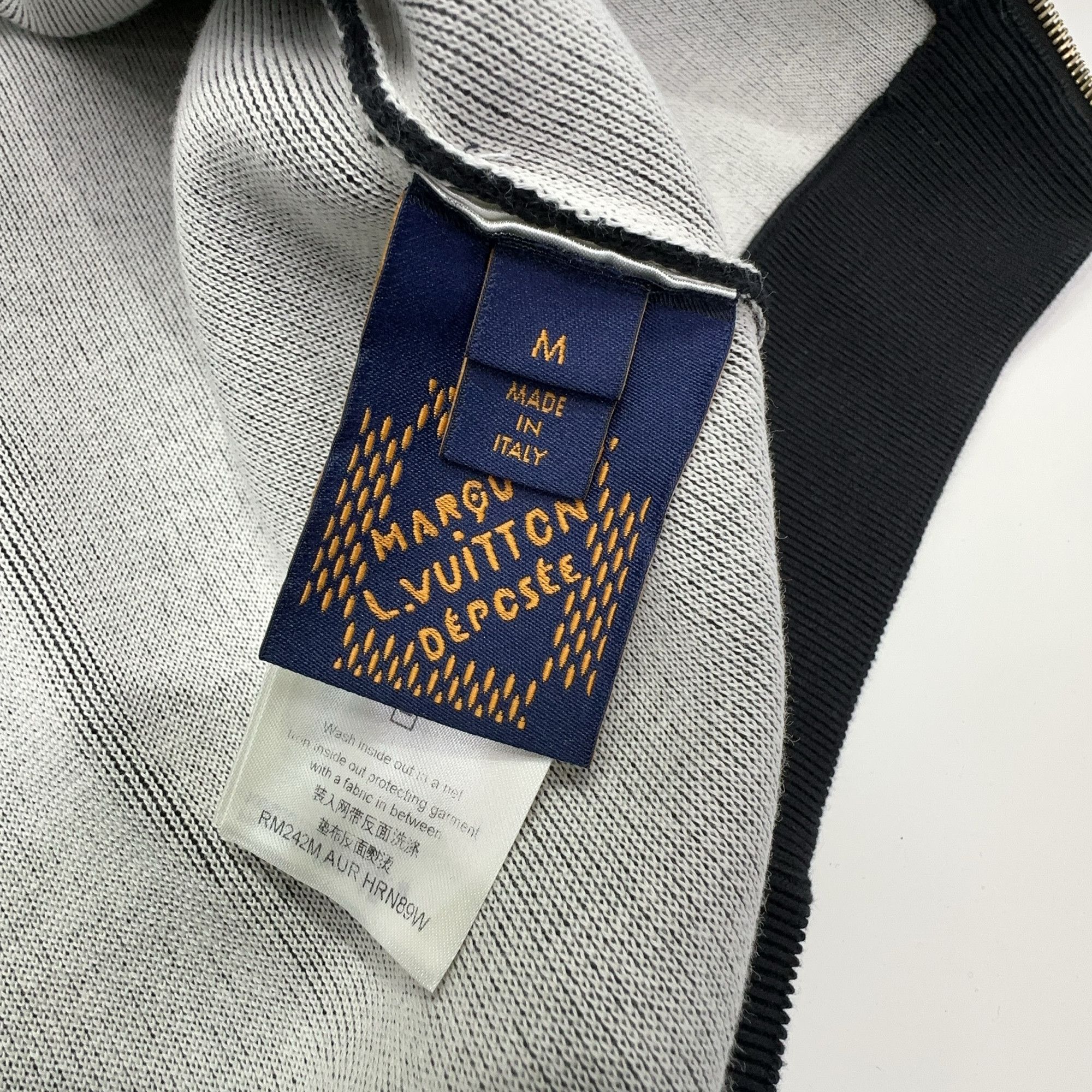 Louis Vuitton Louis Vuitton Logo Intarsia Zip Hoodie M Size US M / EU 48-50 / 2 - 3 Thumbnail