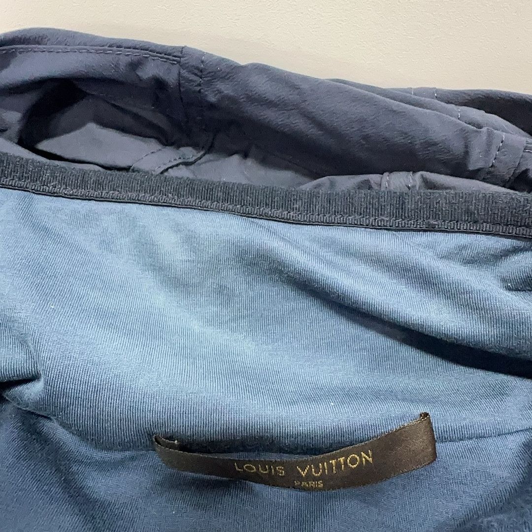 Louis Vuitton Louis Vuitton Navy Cup Panelled Zip Jacket Size L Size US L / EU 52-54 / 3 - 4 Thumbnail