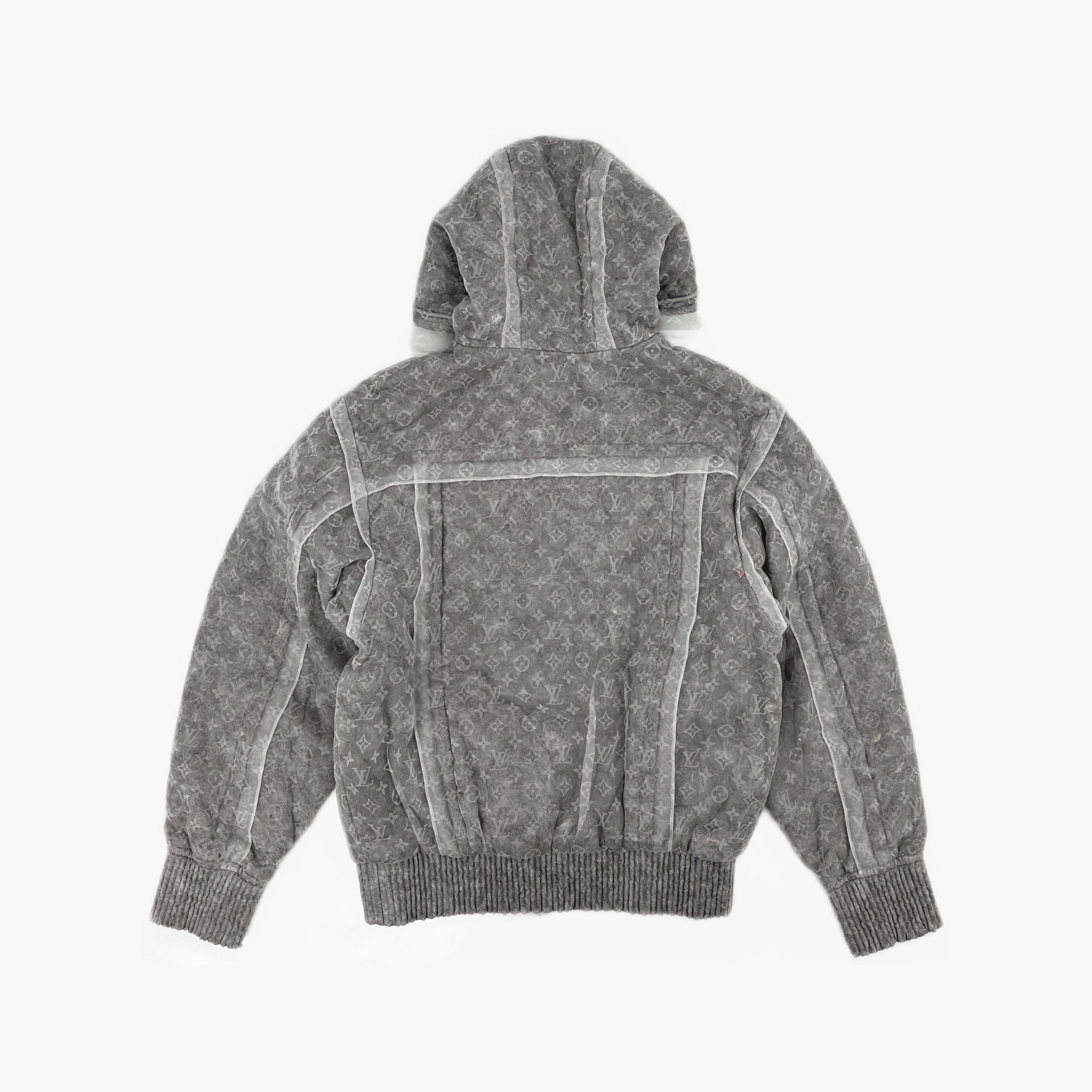 Louis Vuitton Louis Vuitton Monogram Organza Zip Hoodie Size 48 Size US M / EU 48-50 / 2 - 2 Thumbnail