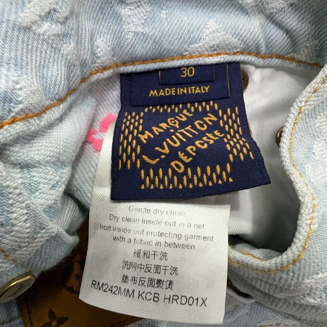 Louis Vuitton Louis Vuitton x Tyler Monogram Denim Jeans 30 Size US 30 / EU 46 - 4 Thumbnail