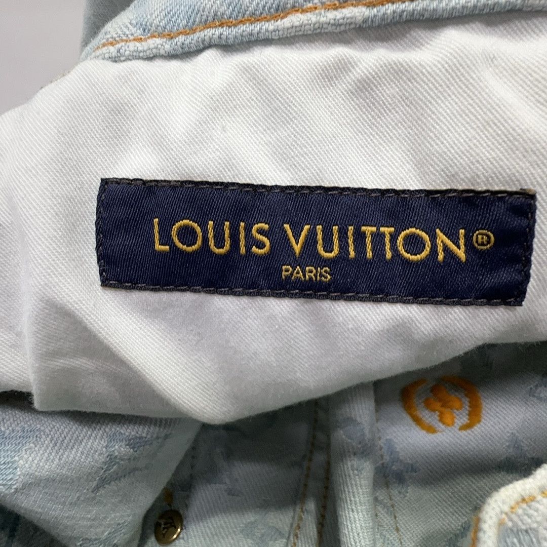 Louis Vuitton Louis Vuitton x Tyler Monogram Denim Jeans 30 Size US 30 / EU 46 - 3 Thumbnail