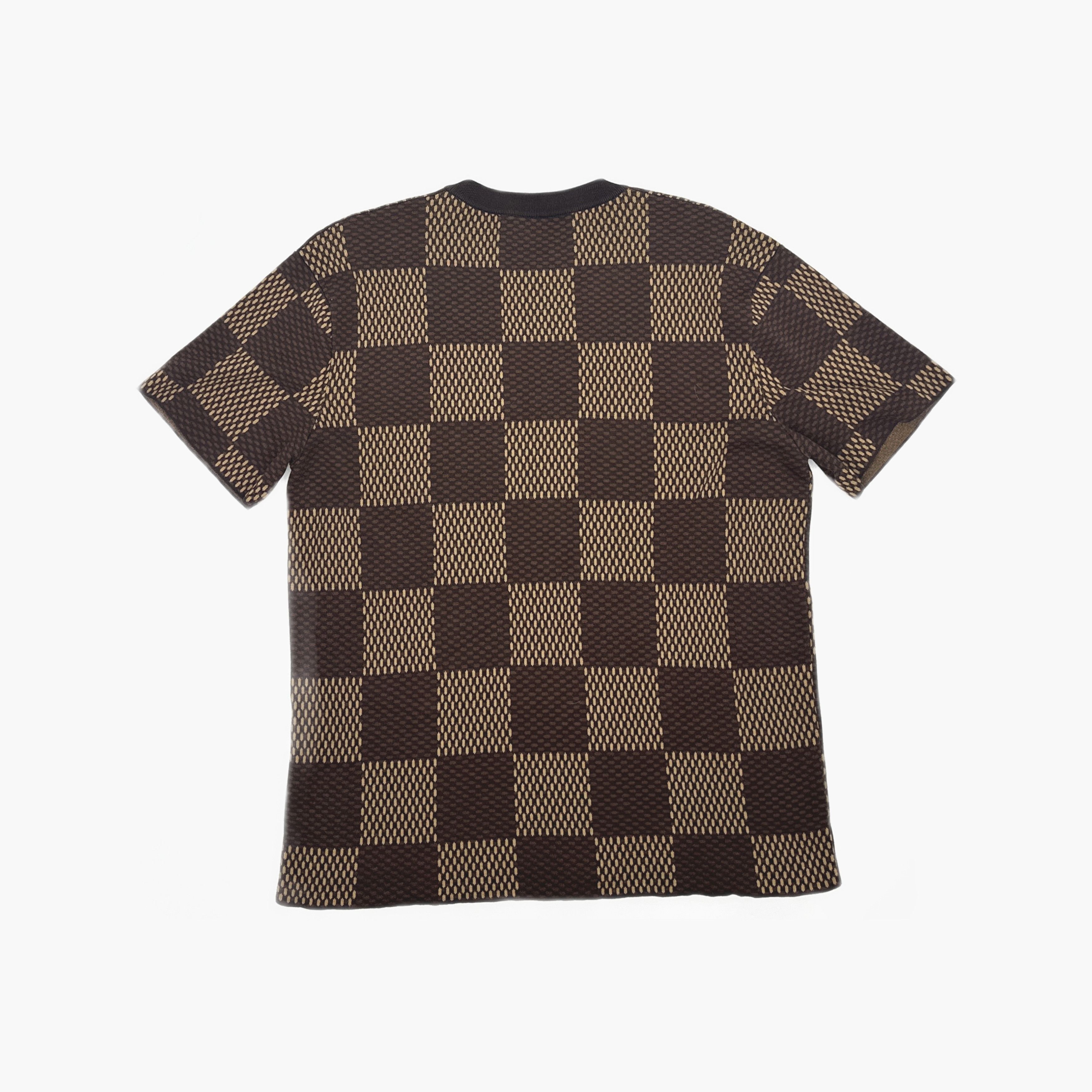 Louis Vuitton Louis Vuitton Crystal LV Patch Damier T-Shirt Size L Size US L / EU 52-54 / 3 - 2 Thumbnail
