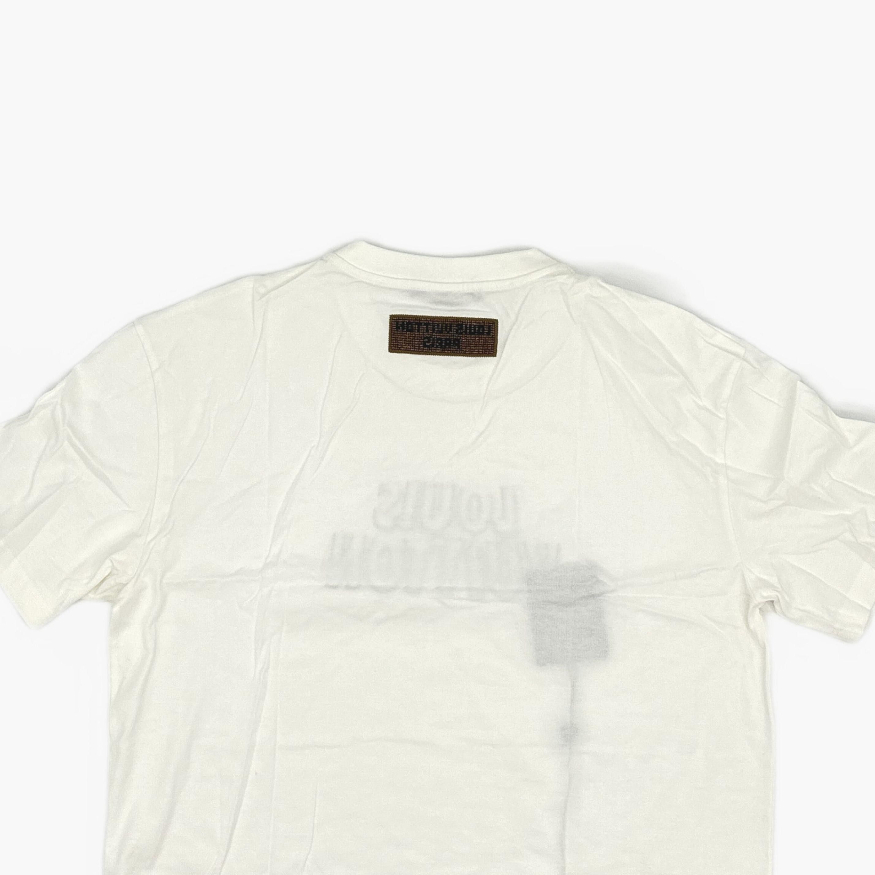 Louis Vuitton Louis Vuitton Beaded Logo T-Shirt XL Size US XL / EU 56 / 4 - 3 Thumbnail
