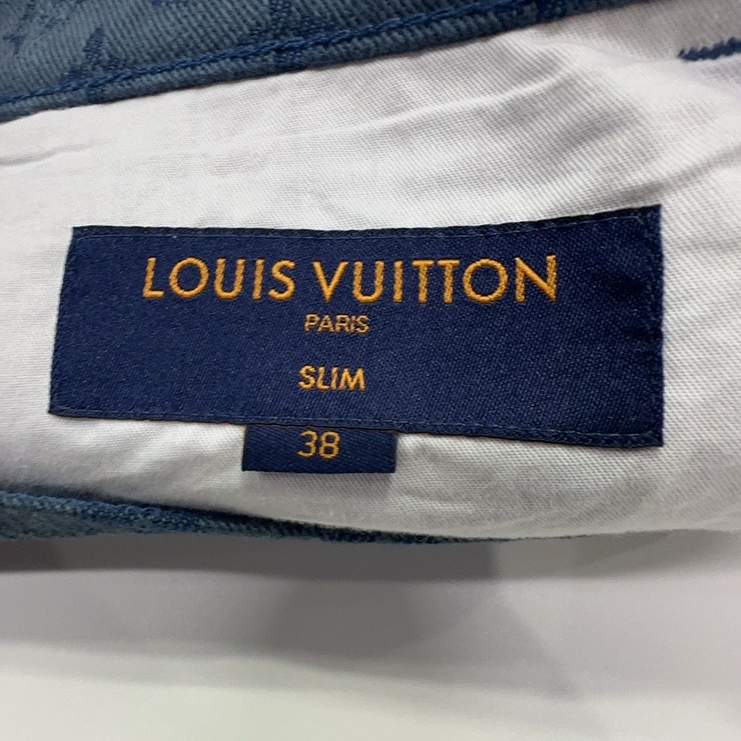 Louis Vuitton Louis Vuitton Monogram Denim Jeans 38 Size US 38 / EU 54 - 3 Thumbnail