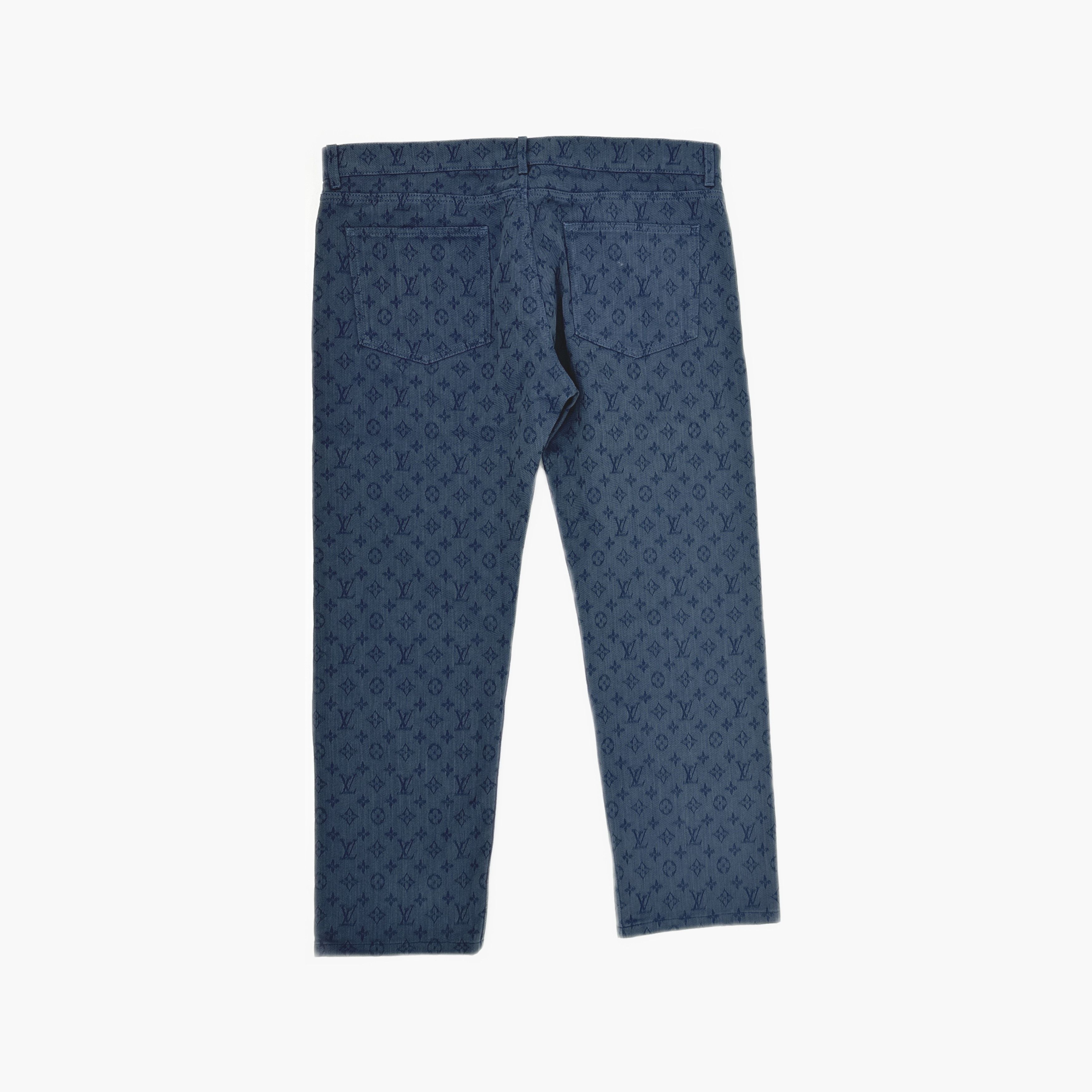 Louis Vuitton Louis Vuitton Monogram Denim Jeans 38 Size US 38 / EU 54 - 2 Thumbnail