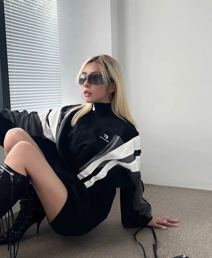 Balenciaga Balenciaga Black Striped Sporty Jacket Size US M / EU 48-50 / 2 - 4 Thumbnail