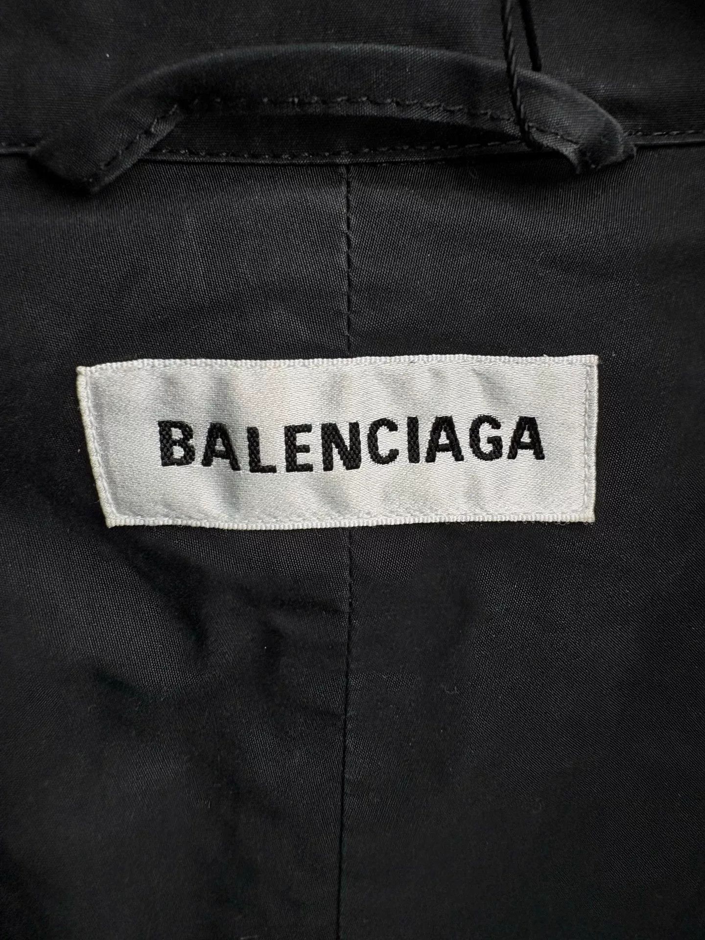 Balenciaga Balenciaga Logo Black Jacket Size US M / EU 48-50 / 2 - 4 Thumbnail