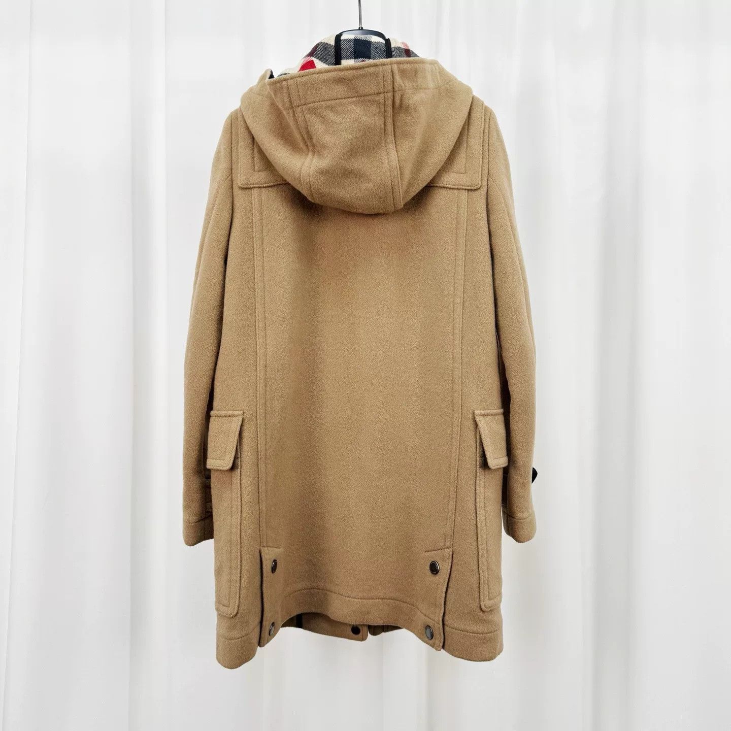 Burberry Burberry Khaki Horn Button Wool Coat Size M / US 6-8 / IT 42-44 - 2 Thumbnail