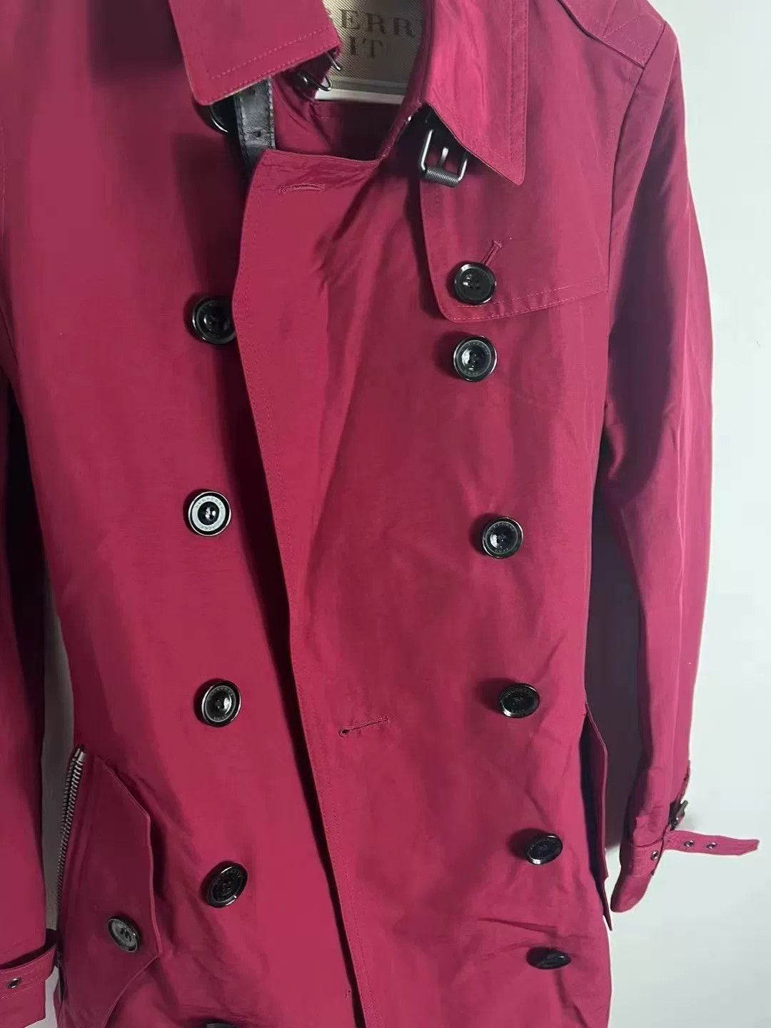 Burberry Burberry Rose Red Trench Coat Size M / US 6-8 / IT 42-44 - 2 Thumbnail