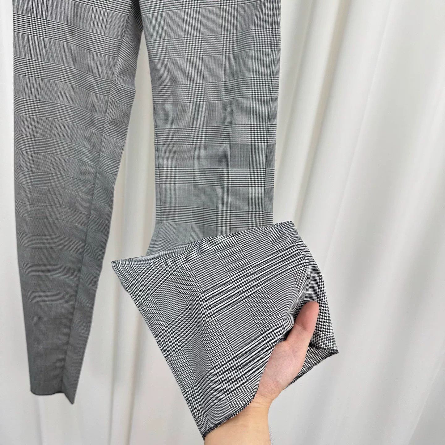 Vetements Vetements Logo Checkered Wool Casual Trousers Size 28" / US 6 / IT 42 - 4 Thumbnail