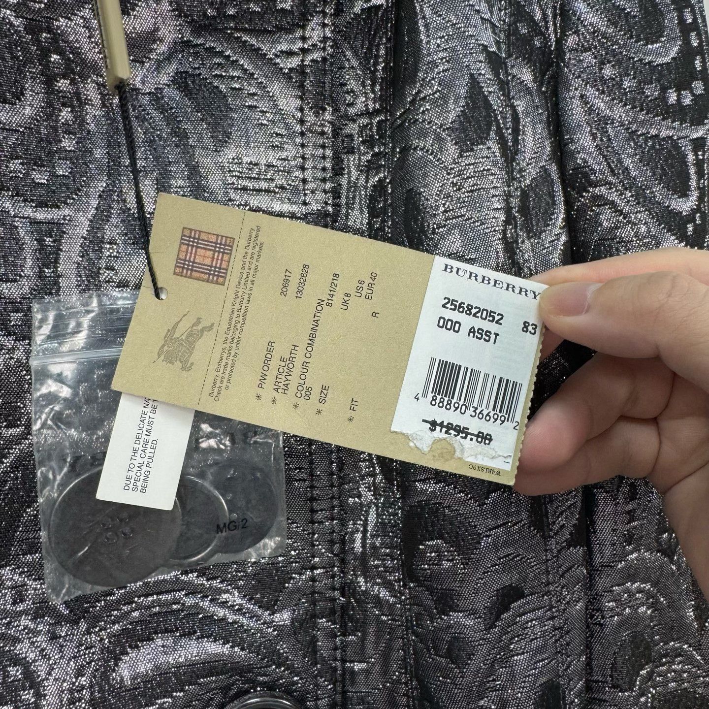 Burberry Burberry Double-Breasted Jacquard Trench Coat Size M / US 6-8 / IT 42-44 - 5 Thumbnail