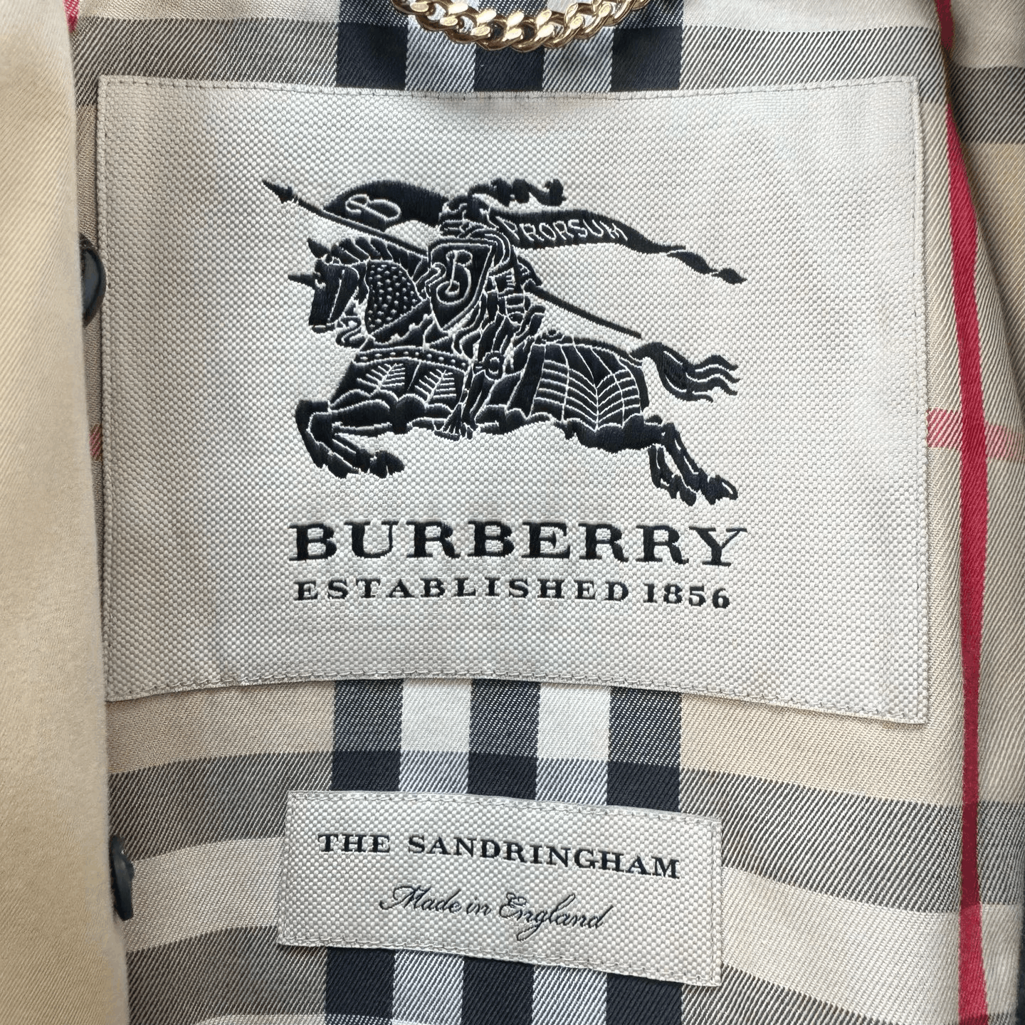Burberry Burberry Beige Check Lining Trench Coat Size M / US 6-8 / IT 42-44 - 6 Thumbnail
