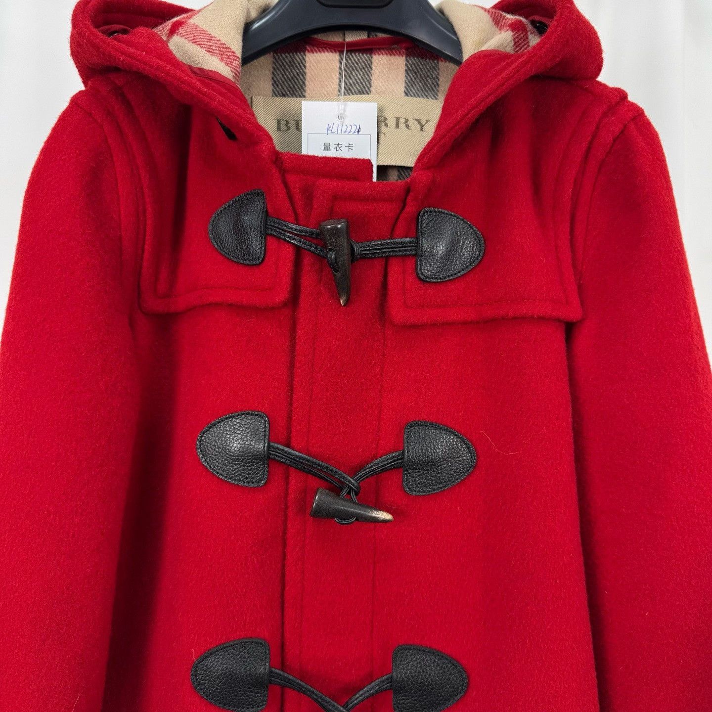 Burberry Burberry Check Lining Horn Button Wool Coat Size M / US 6-8 / IT 42-44 - 3 Thumbnail
