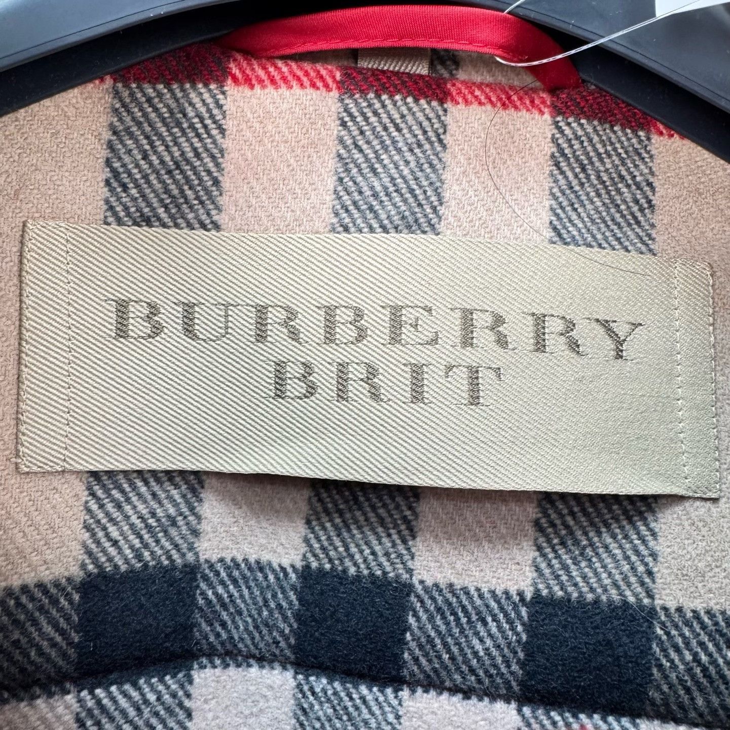 Burberry Burberry Check Lining Horn Button Wool Coat Size M / US 6-8 / IT 42-44 - 6 Thumbnail