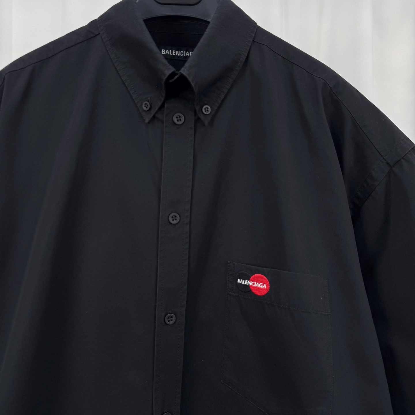 Balenciaga Balenciaga Mastercard Embroidery Short-Sleeve Shirt Size M / US 6-8 / IT 42-44 - 3 Thumbnail