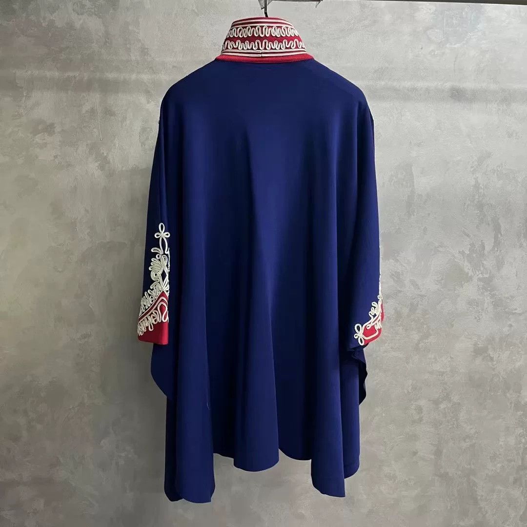 Burberry Burberry Blue Court Embroidery Cape Jacket Size M / US 6-8 / IT 42-44 - 2 Thumbnail