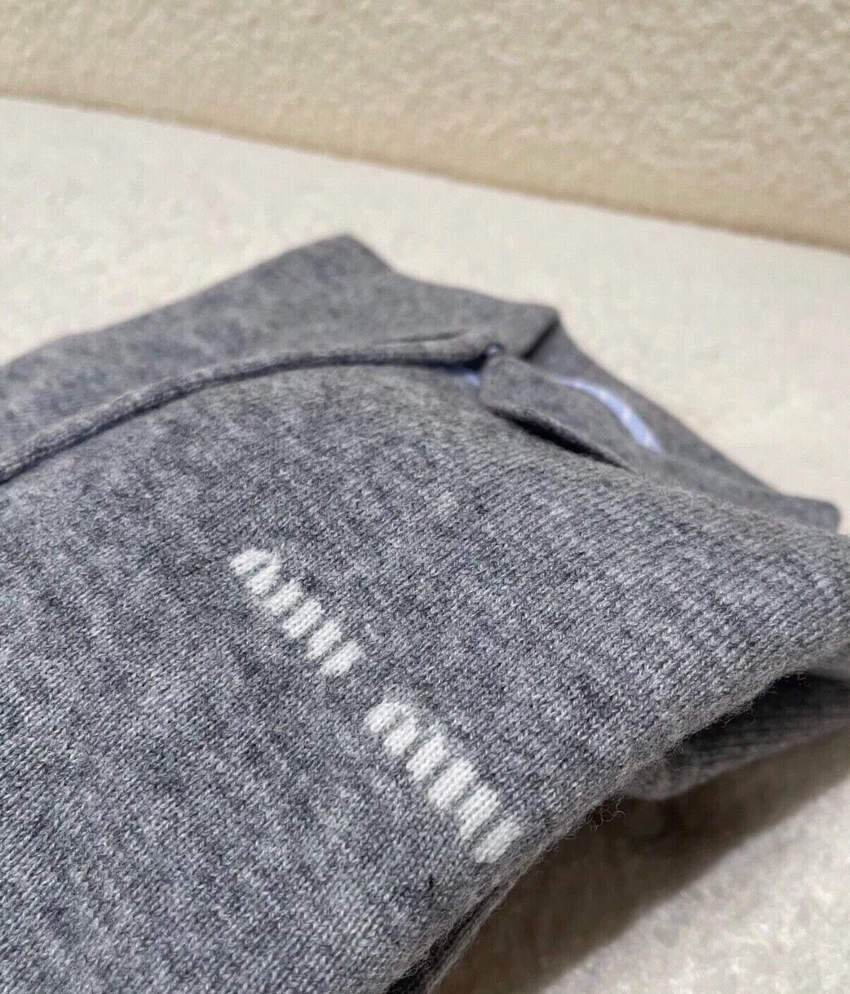 Miu Miu Miu Miu Gray Knit Cardigan Size M / US 6-8 / IT 42-44 - 4 Thumbnail