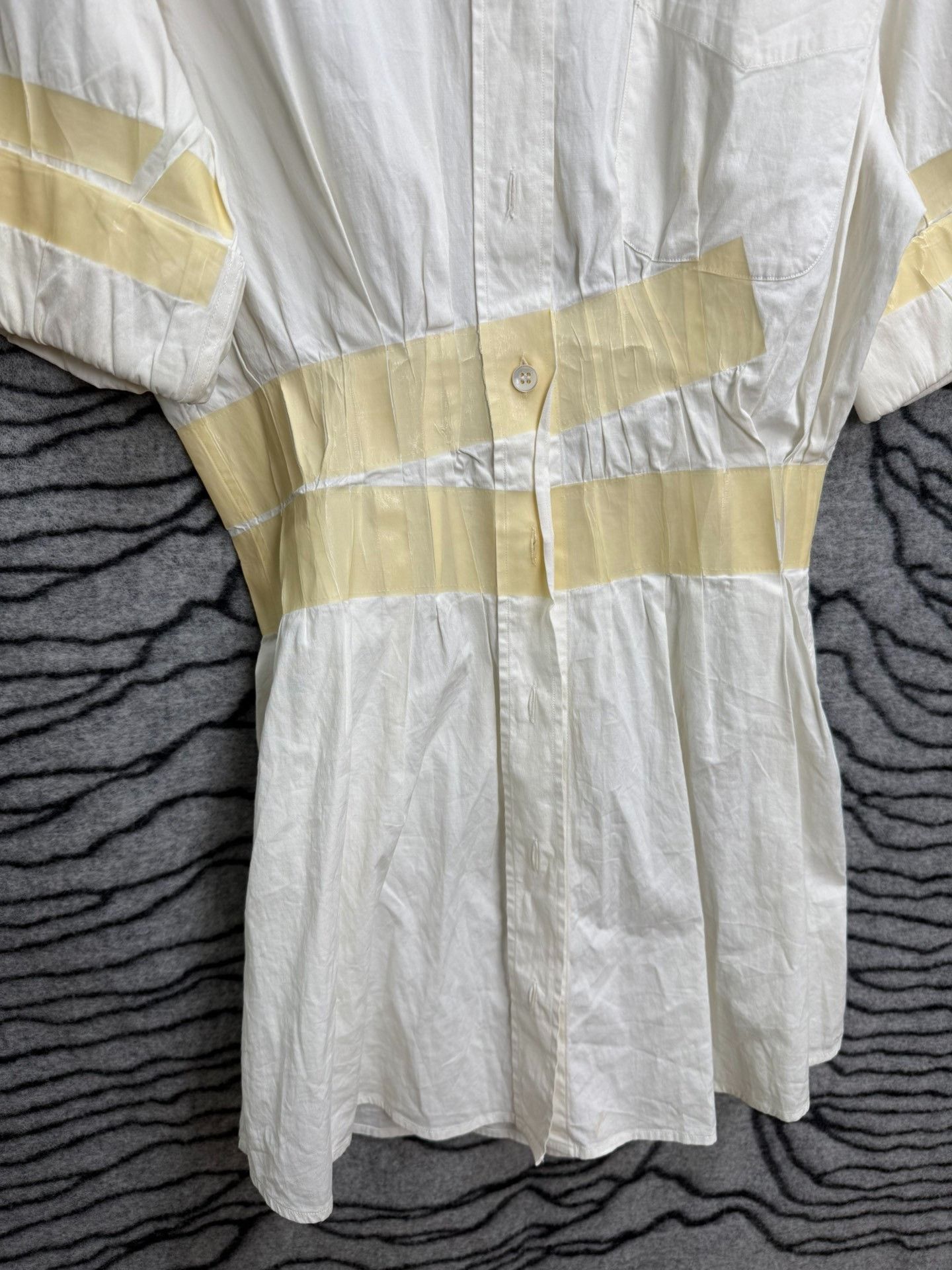 Maison Margiela Maison Margiela 09AW Tape Cinched Waist Shirt Size M / US 6-8 / IT 42-44 - 4 Thumbnail