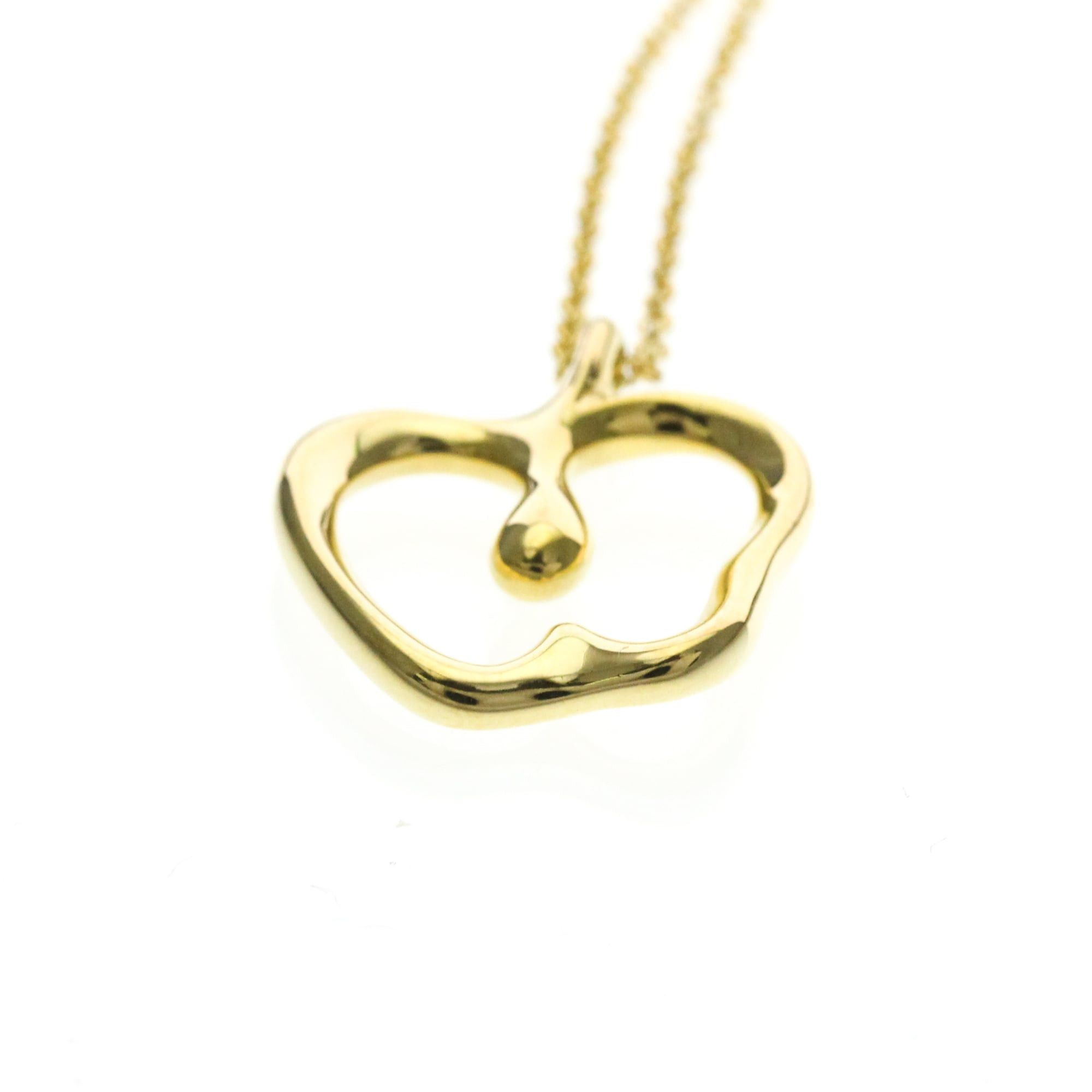 Tiffany & Co. Tiffany Apple Yellow Gold (18K) No Stone Men,Women Fashion Pendant Necklace (Gold) Size ONE SIZE - 4 Thumbnail