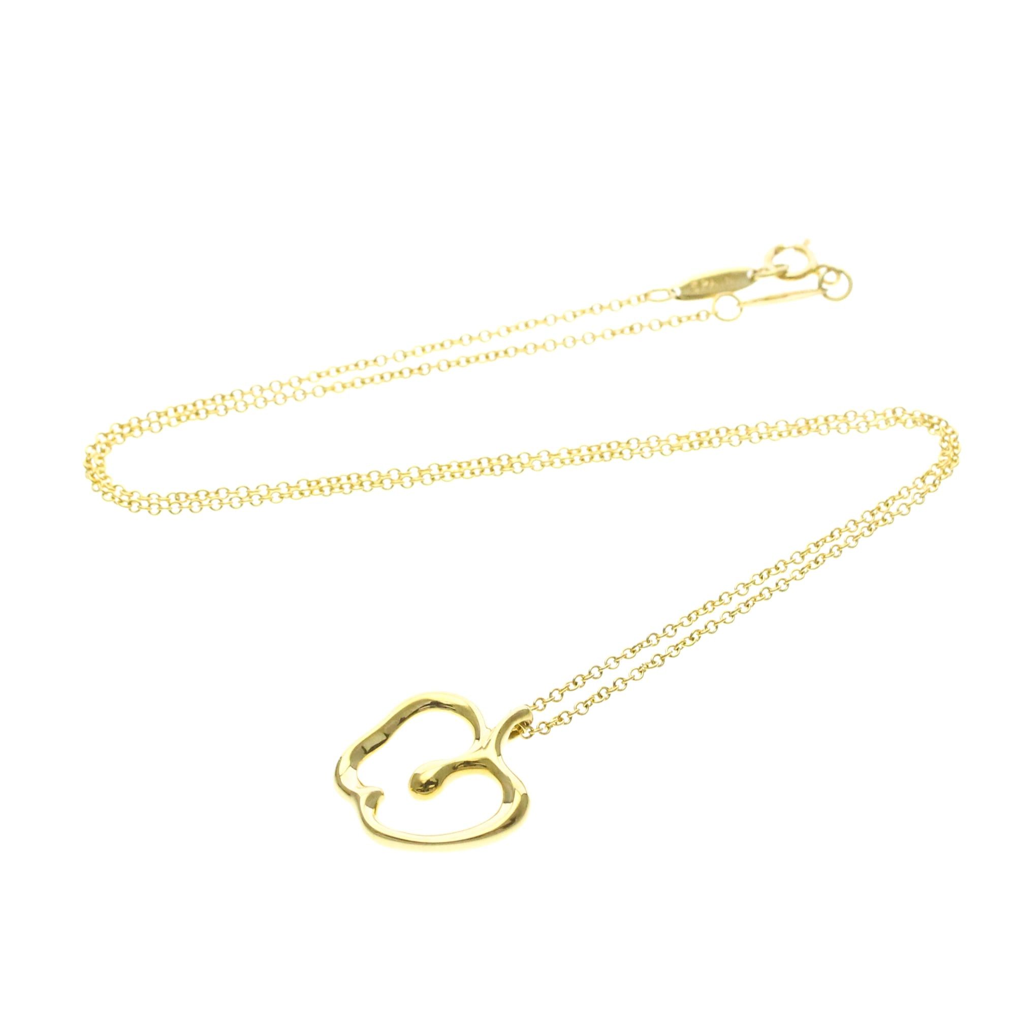 Tiffany & Co. Tiffany Apple Yellow Gold (18K) No Stone Men,Women Fashion Pendant Necklace (Gold) Size ONE SIZE - 13 Thumbnail