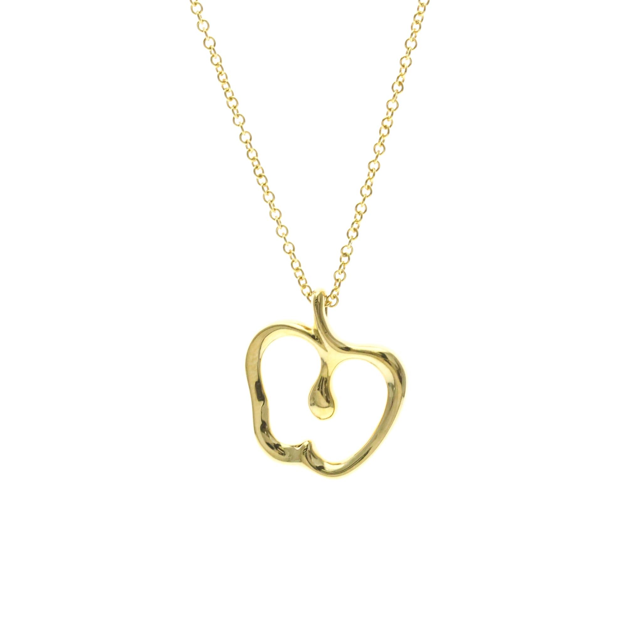 Tiffany & Co. Tiffany Apple Yellow Gold (18K) No Stone Men,Women Fashion Pendant Necklace (Gold) Size ONE SIZE - 2 Thumbnail