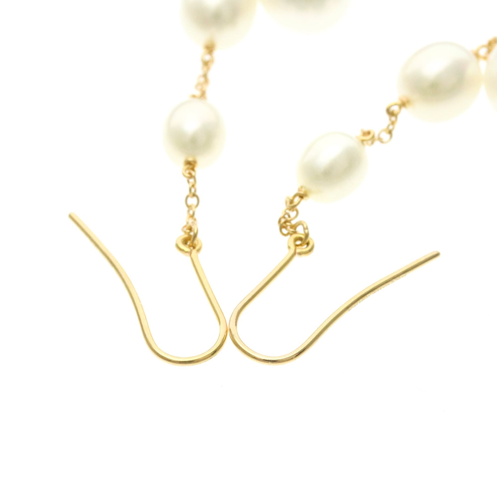 Tiffany & Co. Tiffany By The Yard Pearl Earrings Freshwater Pearl Yellow Gold (18K) Drop Earrings Size ONE SIZE - 5 Thumbnail