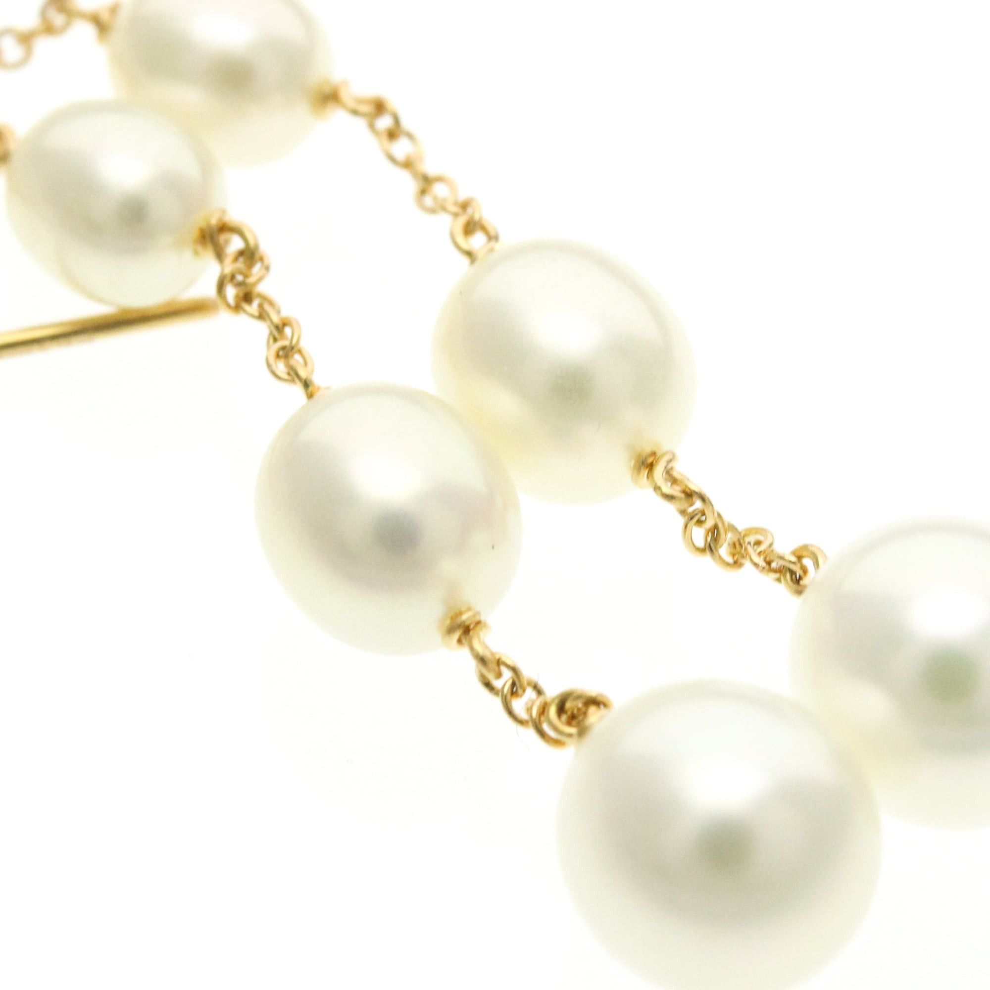 Tiffany & Co. Tiffany By The Yard Pearl Earrings Freshwater Pearl Yellow Gold (18K) Drop Earrings Size ONE SIZE - 9 Thumbnail