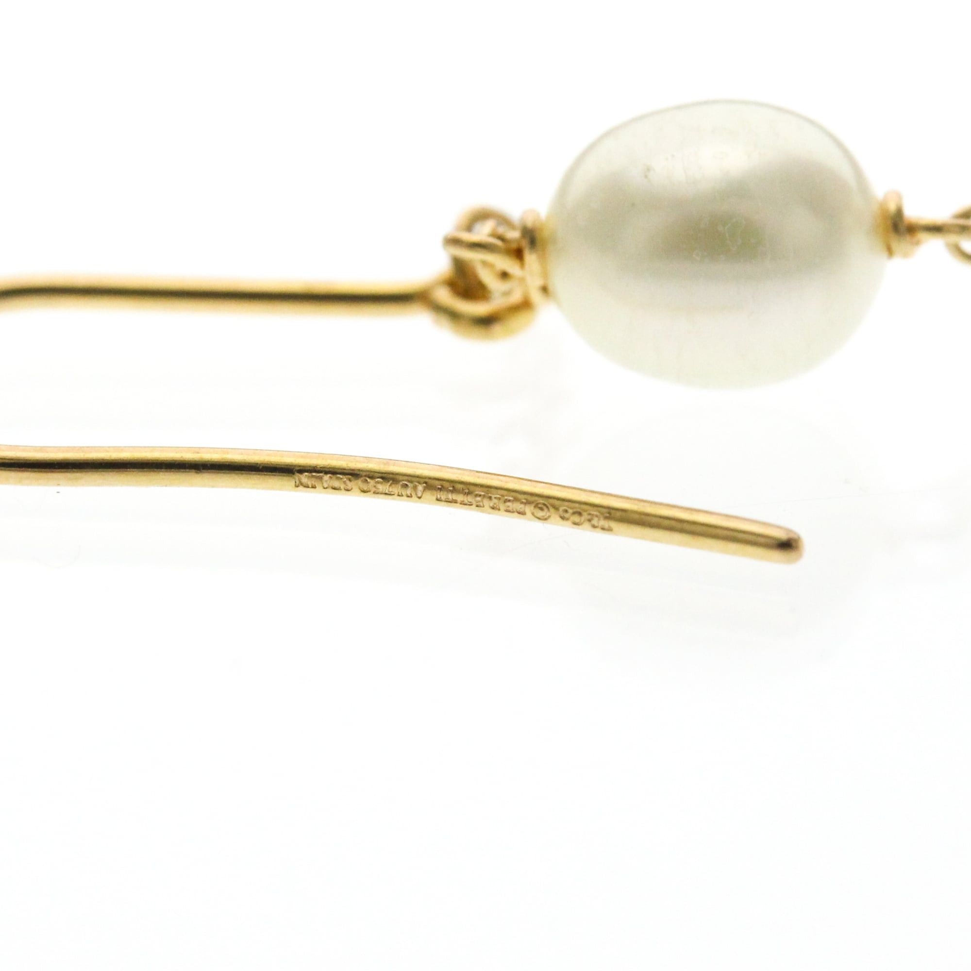 Tiffany & Co. Tiffany By The Yard Pearl Earrings Freshwater Pearl Yellow Gold (18K) Drop Earrings Size ONE SIZE - 3 Thumbnail