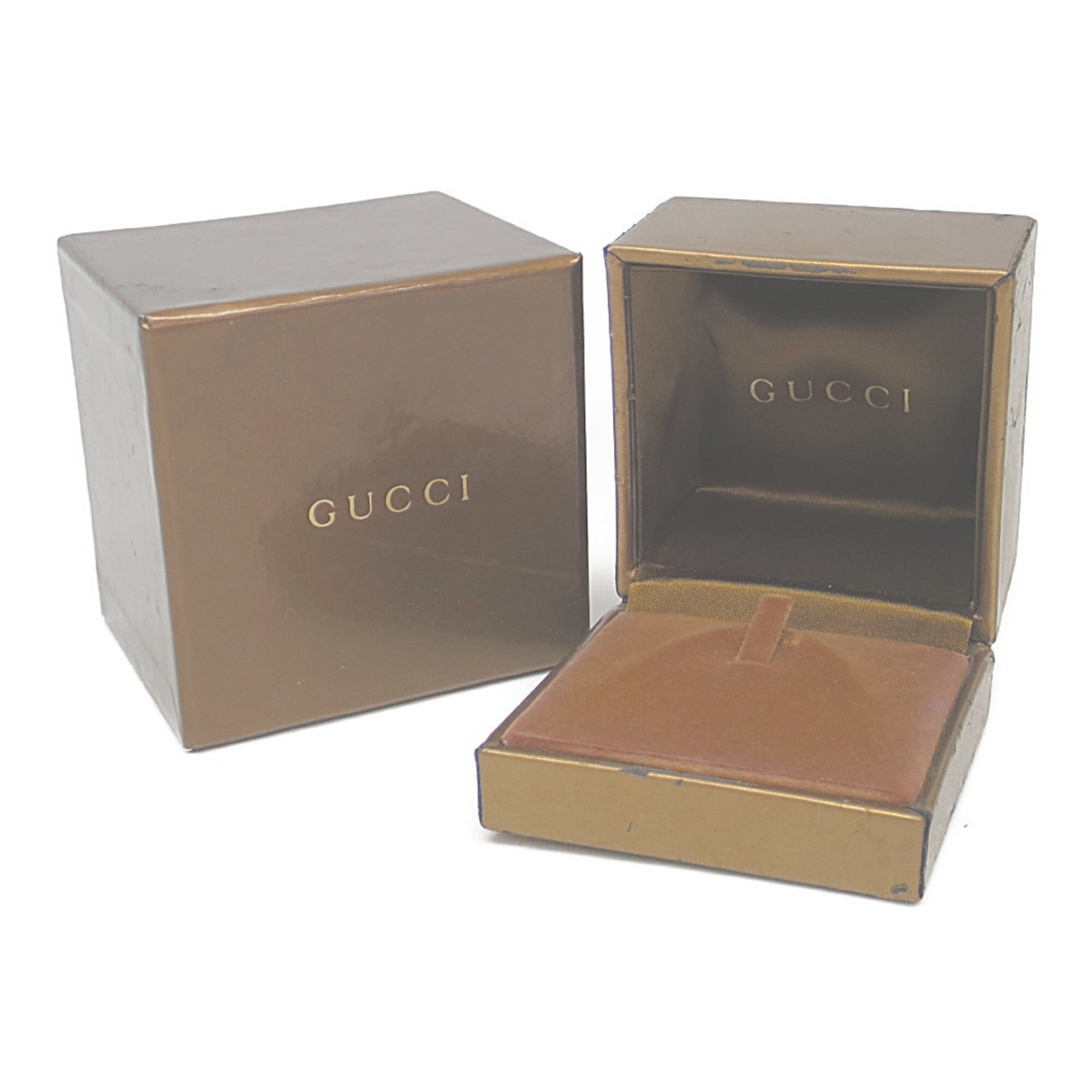 Gucci Gucci Octagonal Ring White Gold (18K) Fashion No Stone Band Ring Silver Size ONE SIZE - 10 Thumbnail