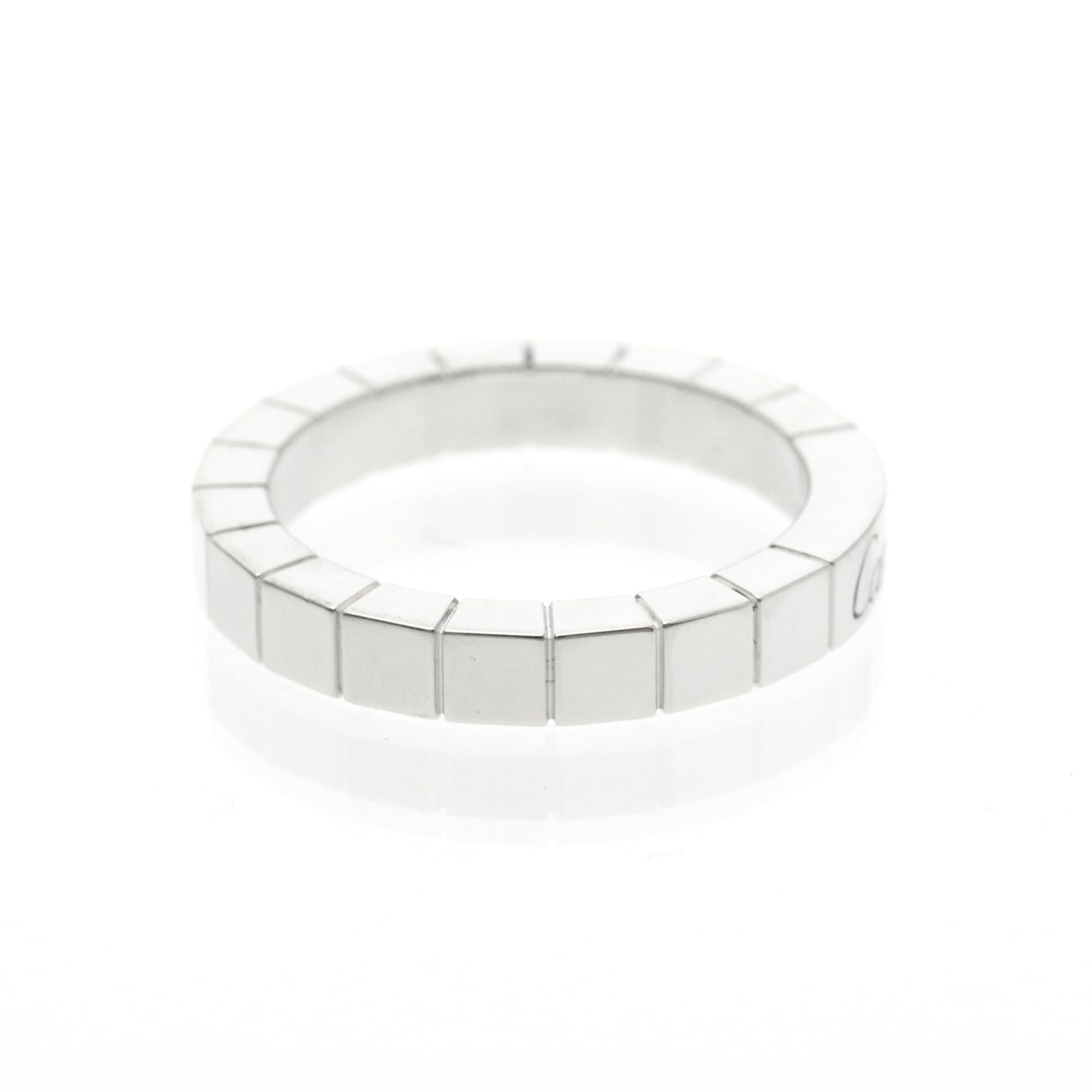 Cartier Cartier Lanieres 1P Diamond White Gold (18K) Fashion Diamond Band Ring Silver Size ONE SIZE - 2 Thumbnail