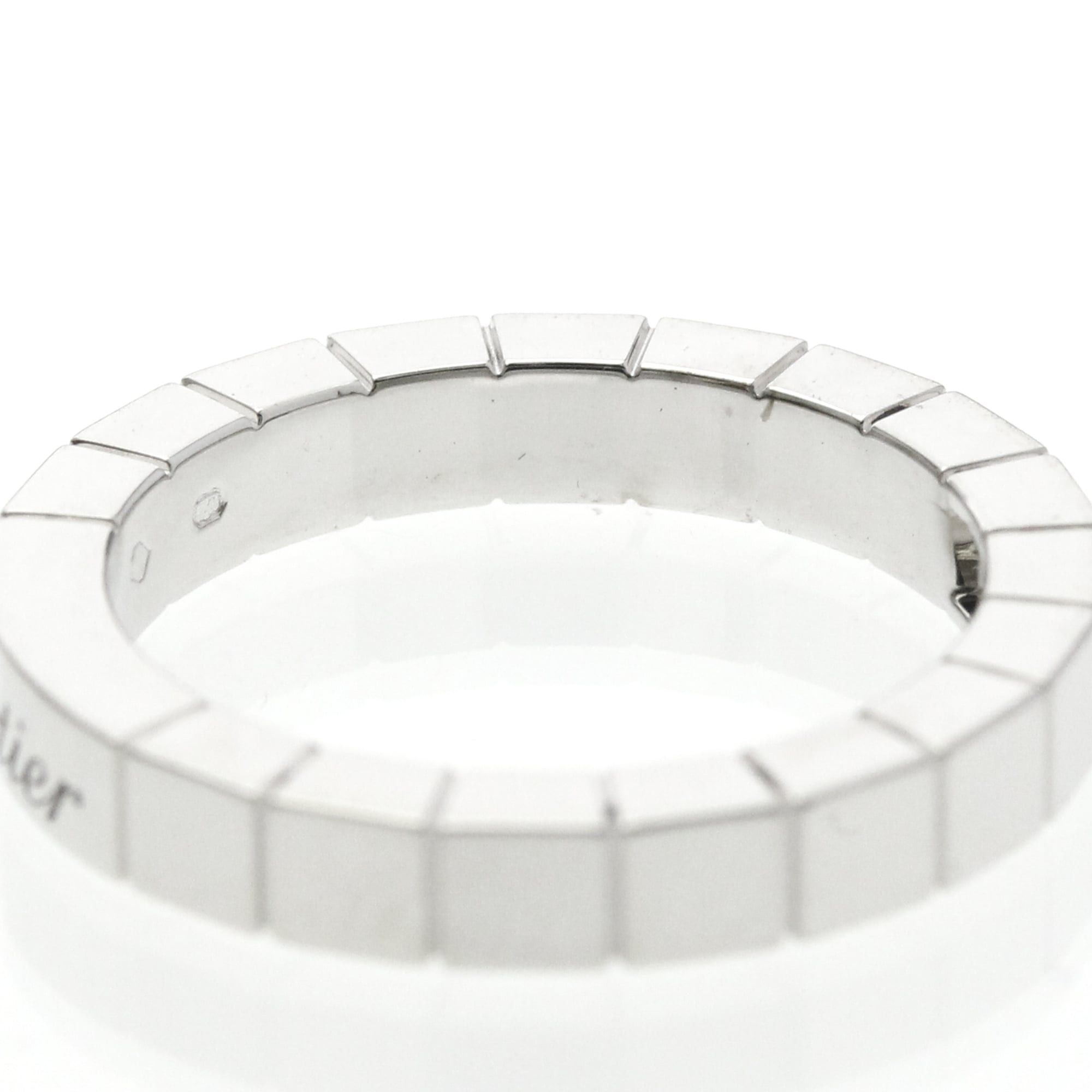 Cartier Cartier Lanieres 1P Diamond White Gold (18K) Fashion Diamond Band Ring Silver Size ONE SIZE - 8 Thumbnail