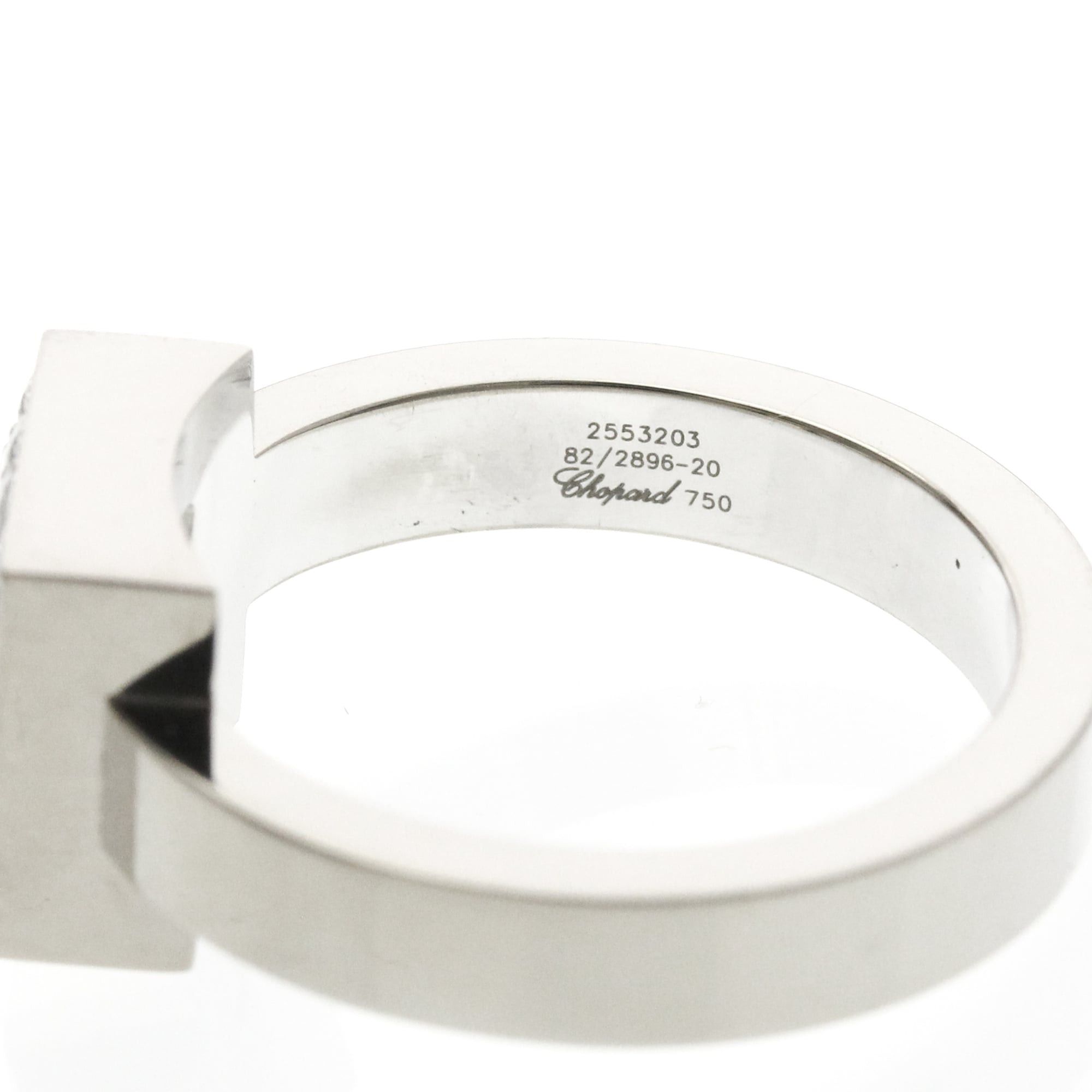 Chopard Chopard Happy Diamonds Ring 82/2896 White Gold (18K) Fashion Diamond Band Ring Silver Size ONE SIZE - 6 Thumbnail