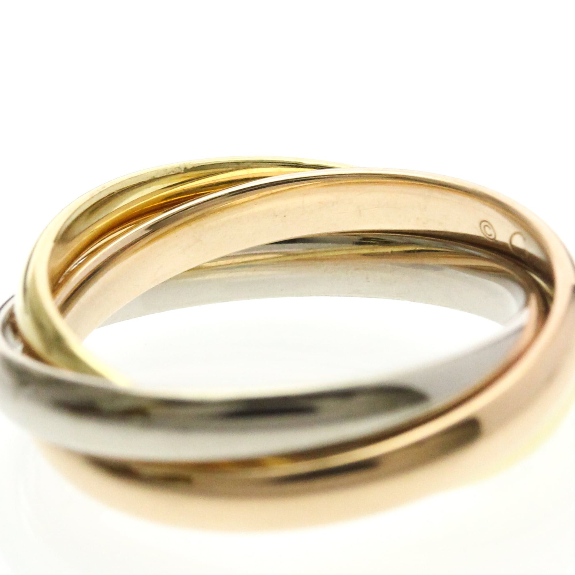Cartier Cartier Trinity Yellow Gold (18K),Pink Gold (18K),White Gold (18K) Fashion No Stone Band Ring Gold Size ONE SIZE - 6 Thumbnail