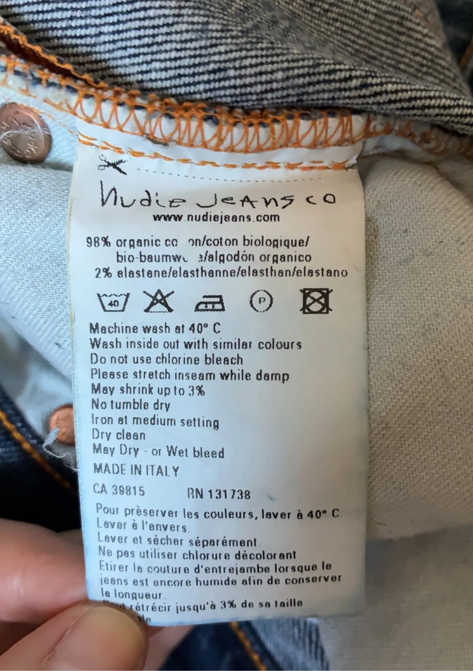 Nudie Jeans Nudie Jeans High Kai Jeans Size 32" / US 10 / IT 46 - 3 Thumbnail