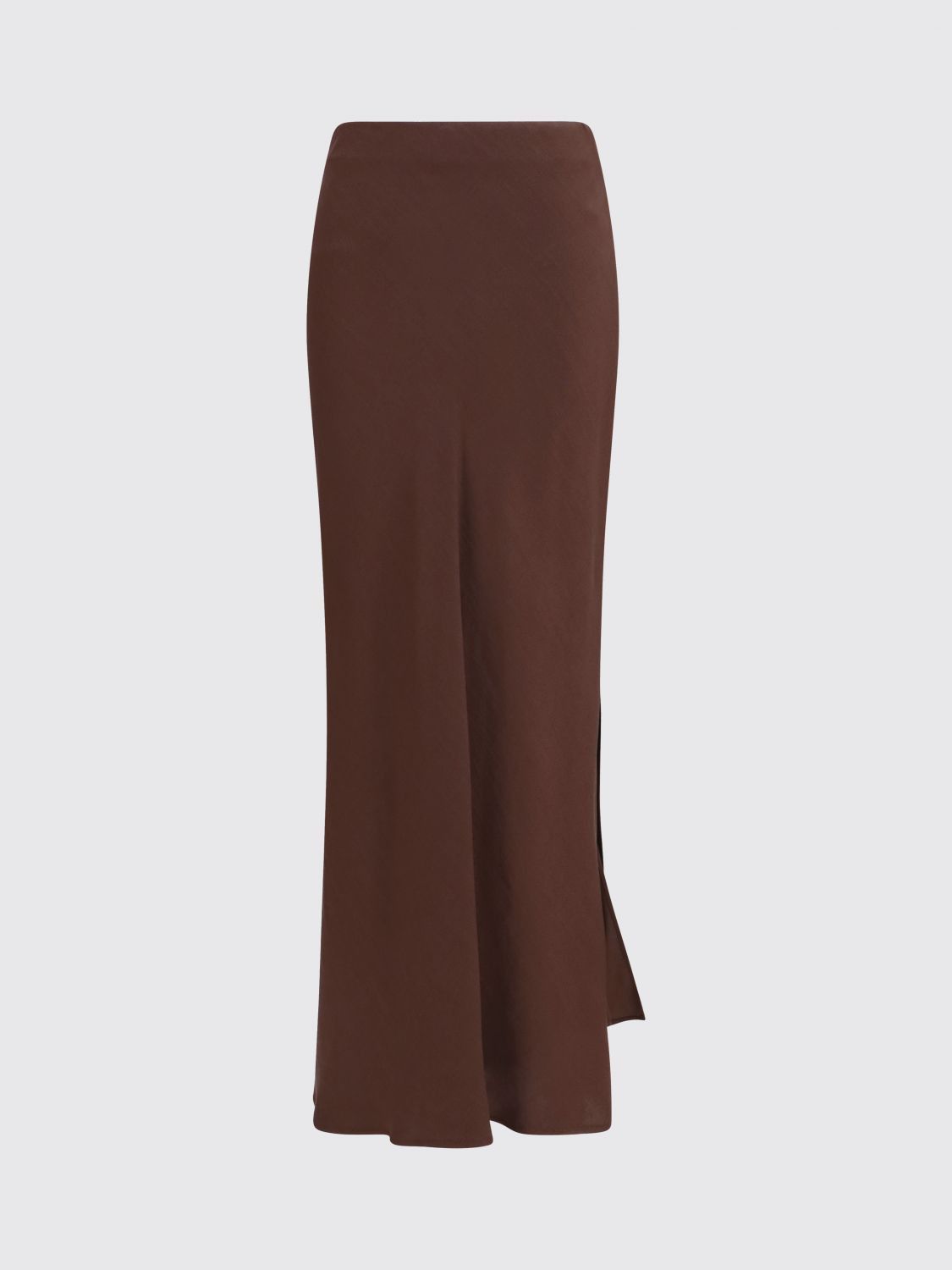 Brunello Cucinelli Brunello Cucinelli Skirt Woman Cocoa Size 30" / US 8 / IT 44 - 2 Thumbnail