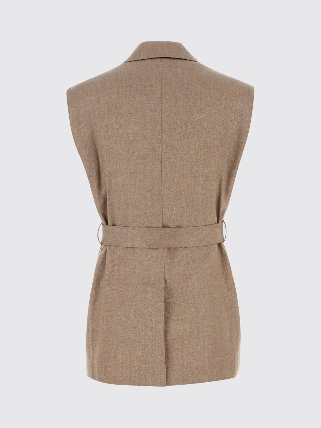 Brunello Cucinelli Brunello Cucinelli Waistcoat Woman Blush Pink Size S / US 4 / IT 40 - 3 Thumbnail