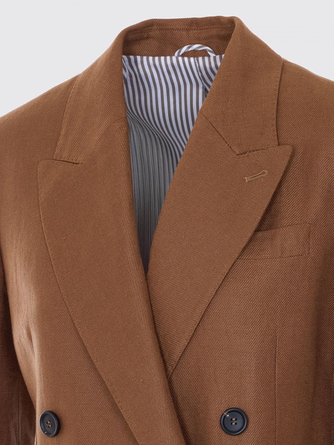Brunello Cucinelli Brunello Cucinelli Jacket Woman Brown Size S / US 4 / IT 40 - 4 Thumbnail