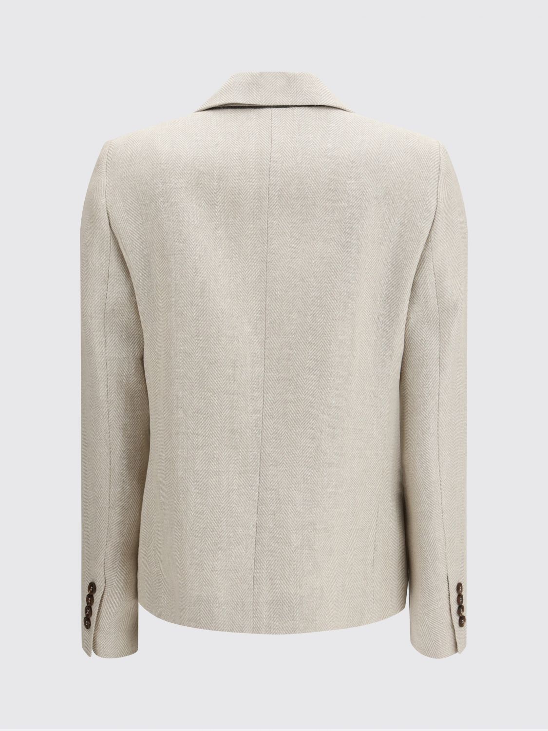 Brunello Cucinelli Brunello Cucinelli Jacket Woman Beige Size XS / US 0-2 / IT 36-38 - 3 Thumbnail