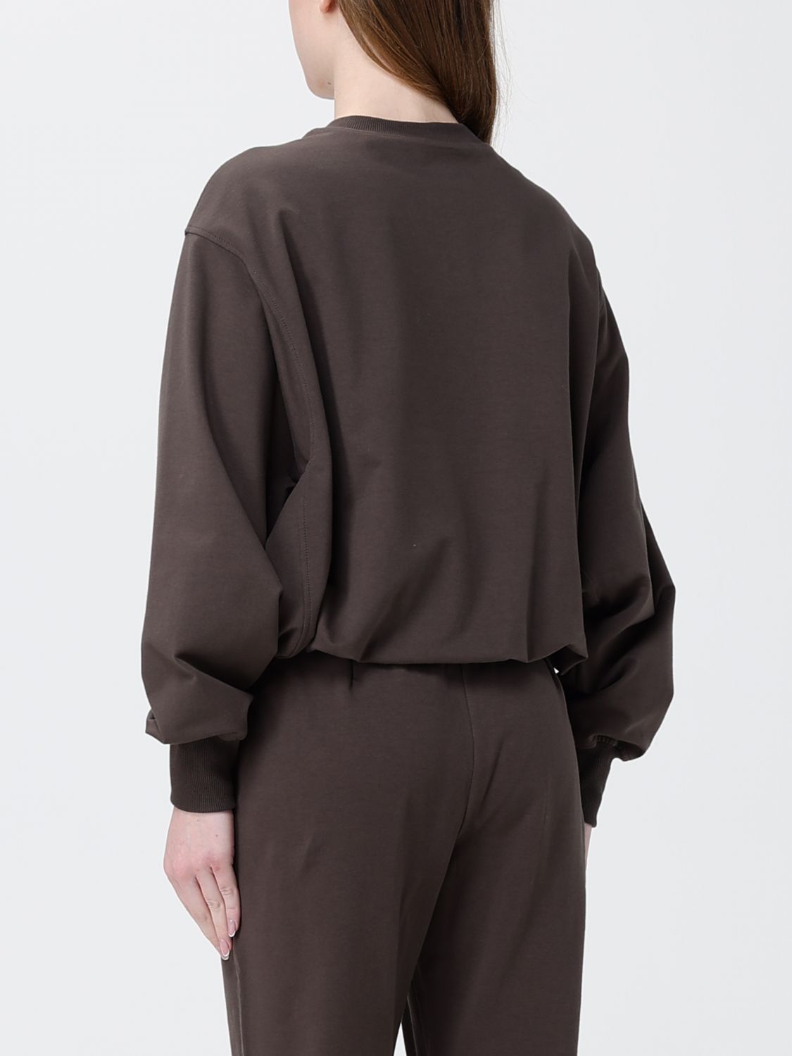 Brunello Cucinelli Brunello Cucinelli Sweatshirt Woman Brown Size XS / US 0-2 / IT 36-38 - 3 Thumbnail