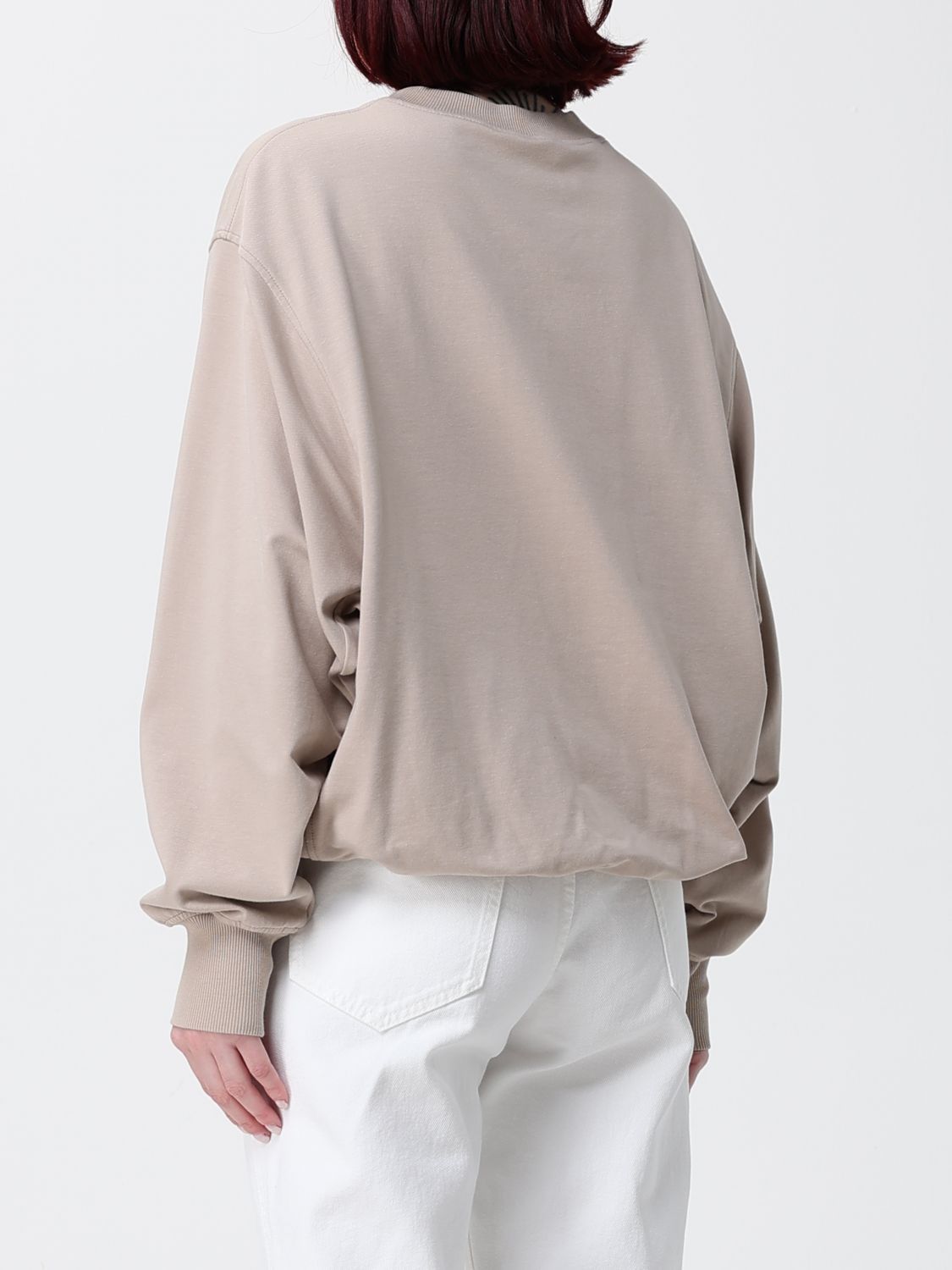 Brunello Cucinelli Brunello Cucinelli Sweatshirt Woman Cocoa Size S / US 4 / IT 40 - 3 Thumbnail