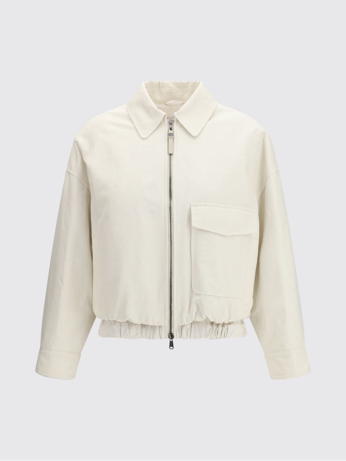 Brunello Cucinelli Brunello Cucinelli Jacket Woman Yellow Cream Size M / US 6-8 / IT 42-44 - 2 Thumbnail