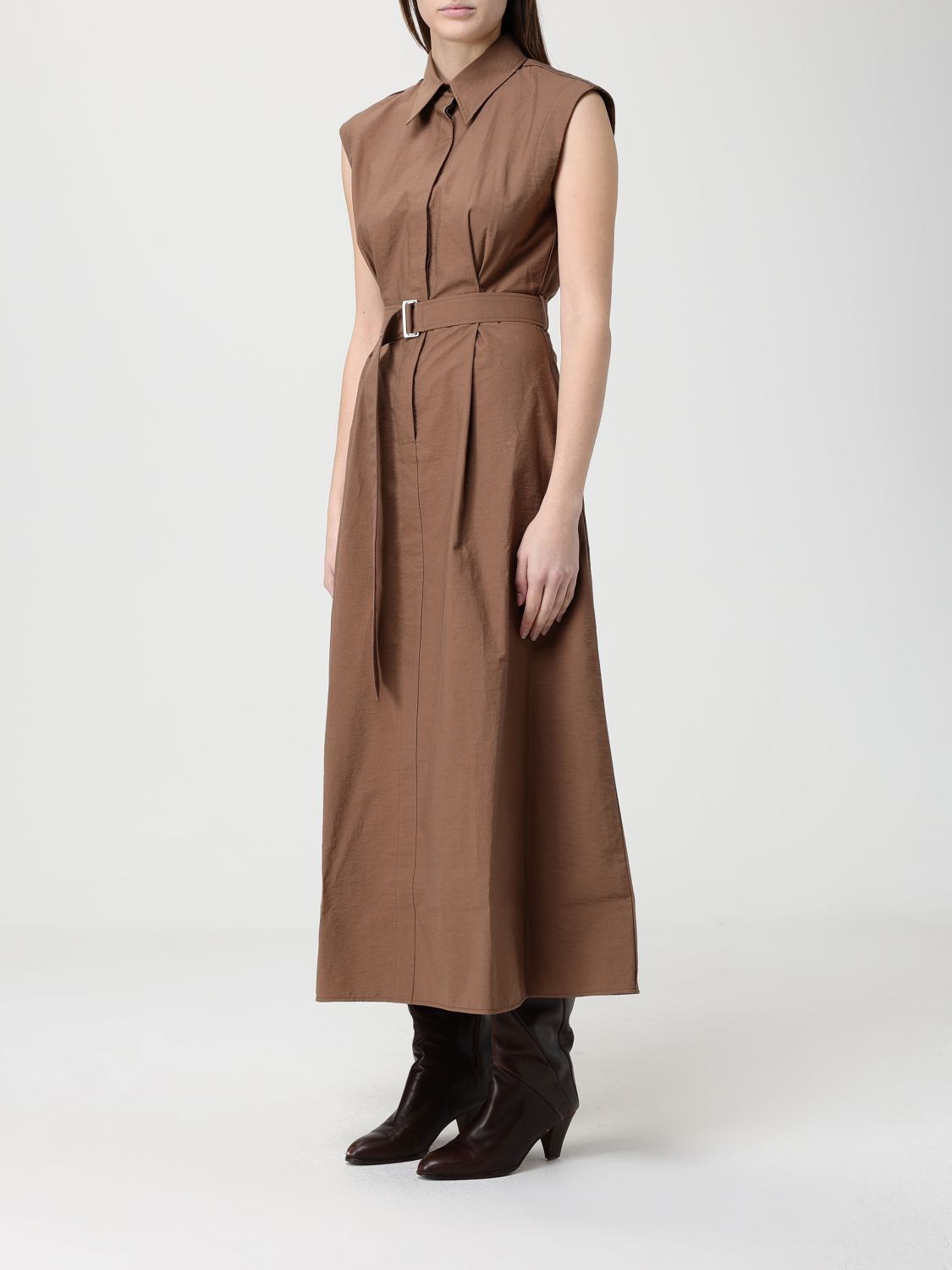 Brunello Cucinelli Brunello Cucinelli Dress Woman Brown Size S / US 4 / IT 40 - 3 Thumbnail