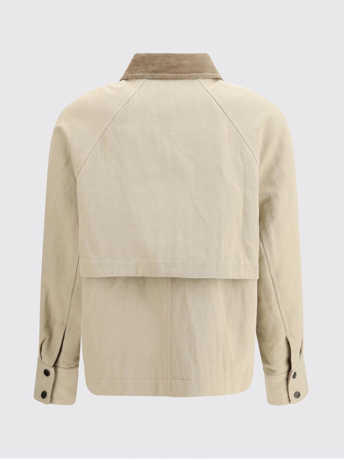 Brunello Cucinelli Brunello Cucinelli Jacket Woman Beige Size M / US 6-8 / IT 42-44 - 3 Thumbnail