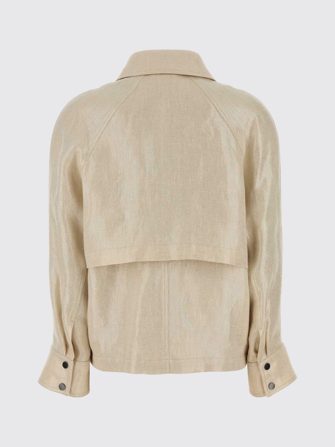 Brunello Cucinelli Brunello Cucinelli Jacket Woman Sand Size S / US 4 / IT 40 - 3 Thumbnail