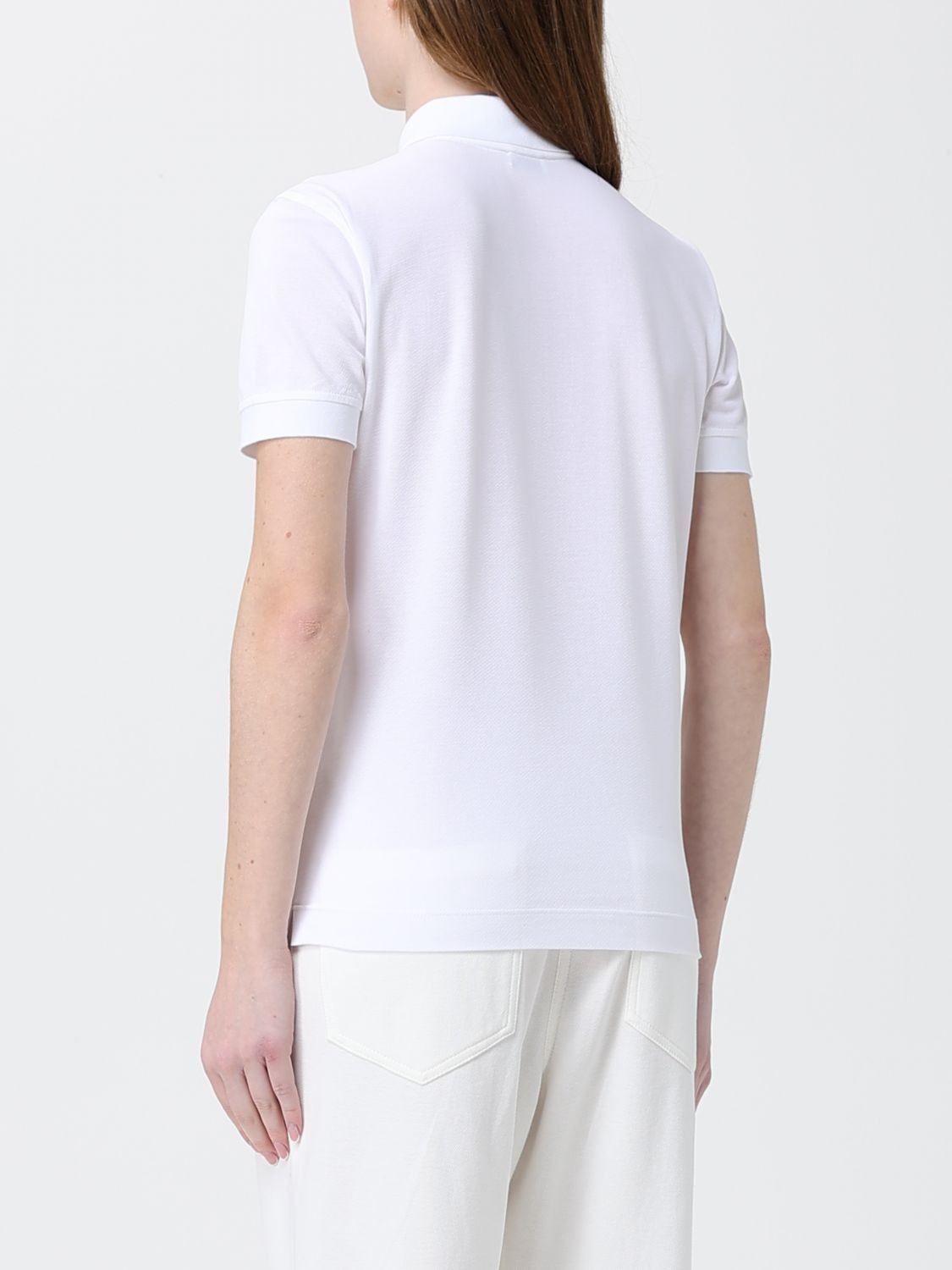 Brunello Cucinelli Brunello Cucinelli Polo Shirt Woman White Size S / US 4 / IT 40 - 3 Thumbnail
