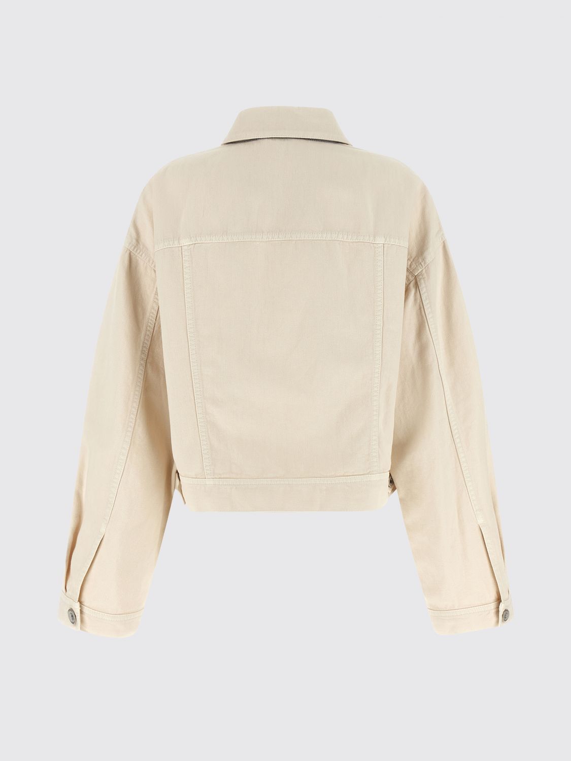 Brunello Cucinelli Brunello Cucinelli Jacket Woman White Size S / US 4 / IT 40 - 3 Thumbnail