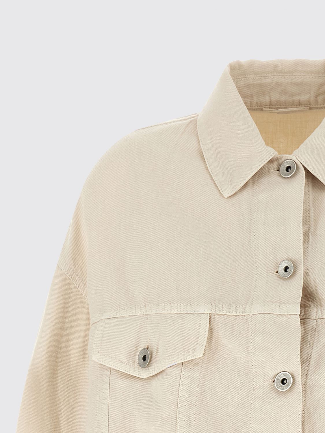 Brunello Cucinelli Brunello Cucinelli Jacket Woman White Size M / US 6-8 / IT 42-44 - 4 Thumbnail