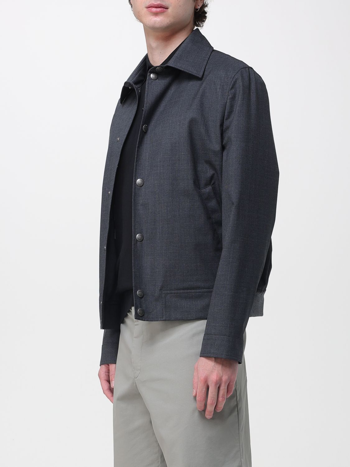 Brunello Cucinelli Brunello Cucinelli Jacket Men Grey Size US L / EU 52-54 / 3 - 4 Thumbnail