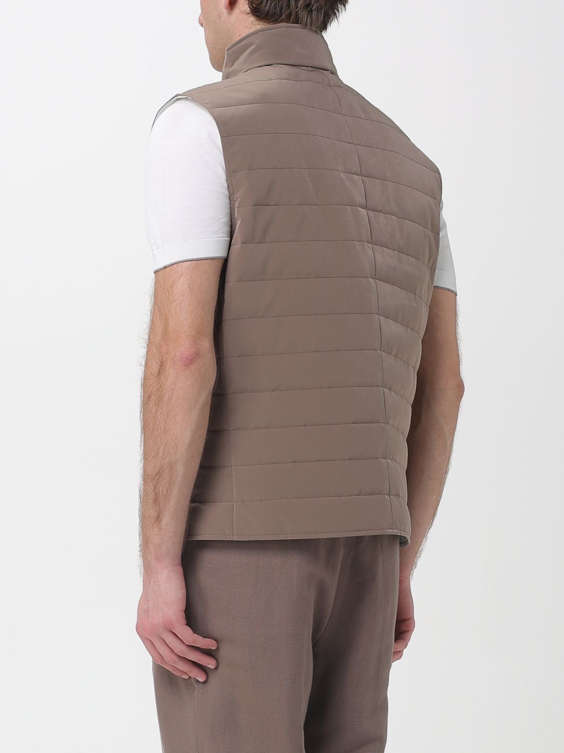 Brunello Cucinelli Brunello Cucinelli Suit Vest Men Beige Size US XL / EU 56 / 4 - 3 Thumbnail
